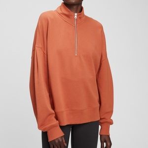 GAP Factory Half-Zip Mockneck Sweatshirt (L Tall)
